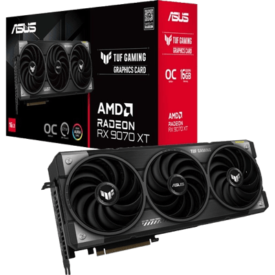 ASUS PRIME Radeon RX 9070 XT 16GB OC Graphics Card (PRIME-RX9070XT